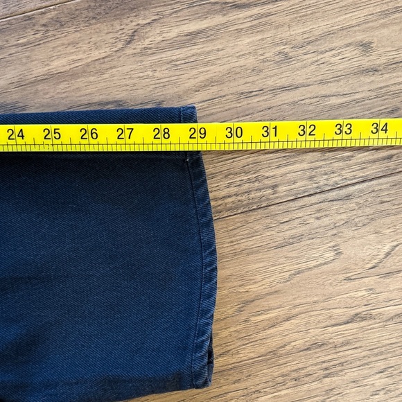 Reformation Wilder Black Wide Leg High Rise Jeans Size 26 - Picture 7 of 12